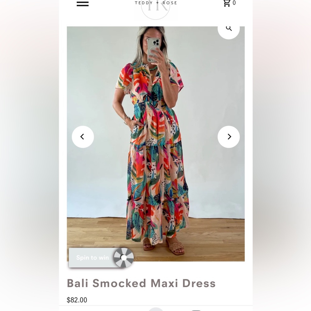 NWT Teddy and Rose Maxi Dress